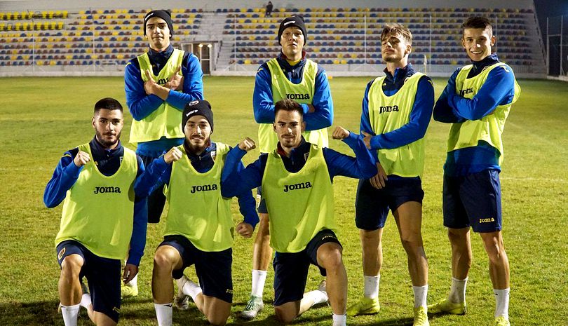 Meci de fotbal amical, România U21-Belgia U21