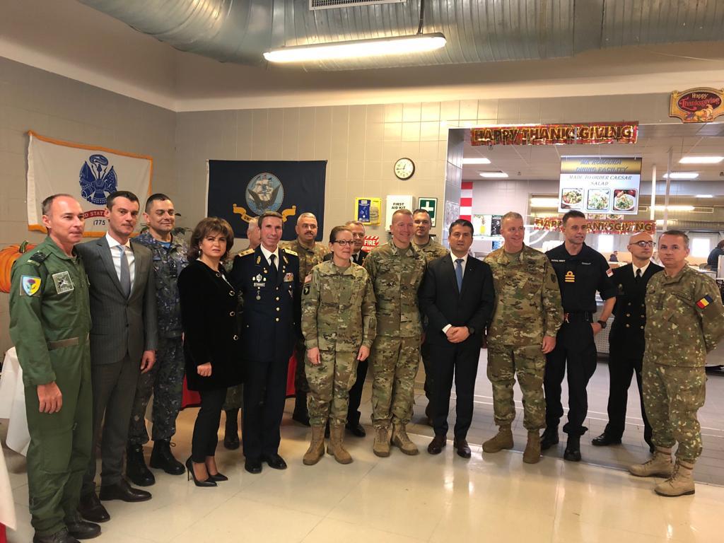 Ziua Recunoștinței americano-române, sărbătorită la baza militară de la Mihail Kogălniceanu