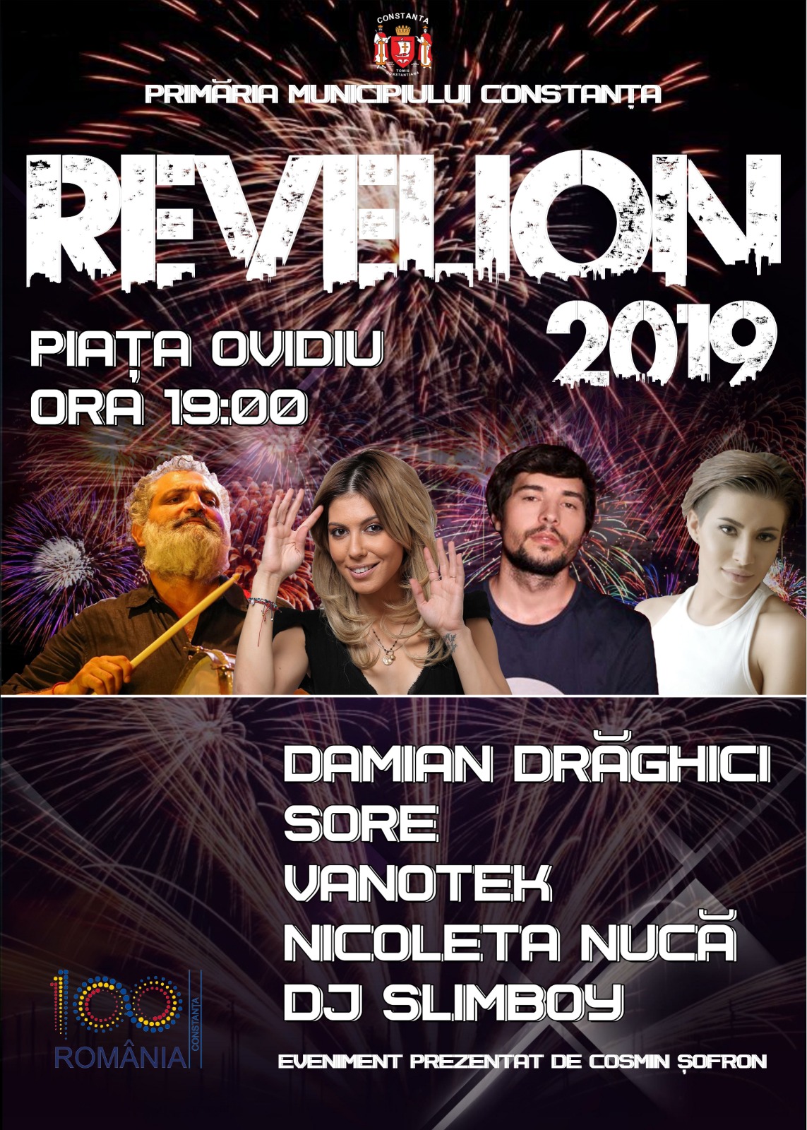 Revelion 2019 în Piața Ovidiu! Restricții de circulație în zonă