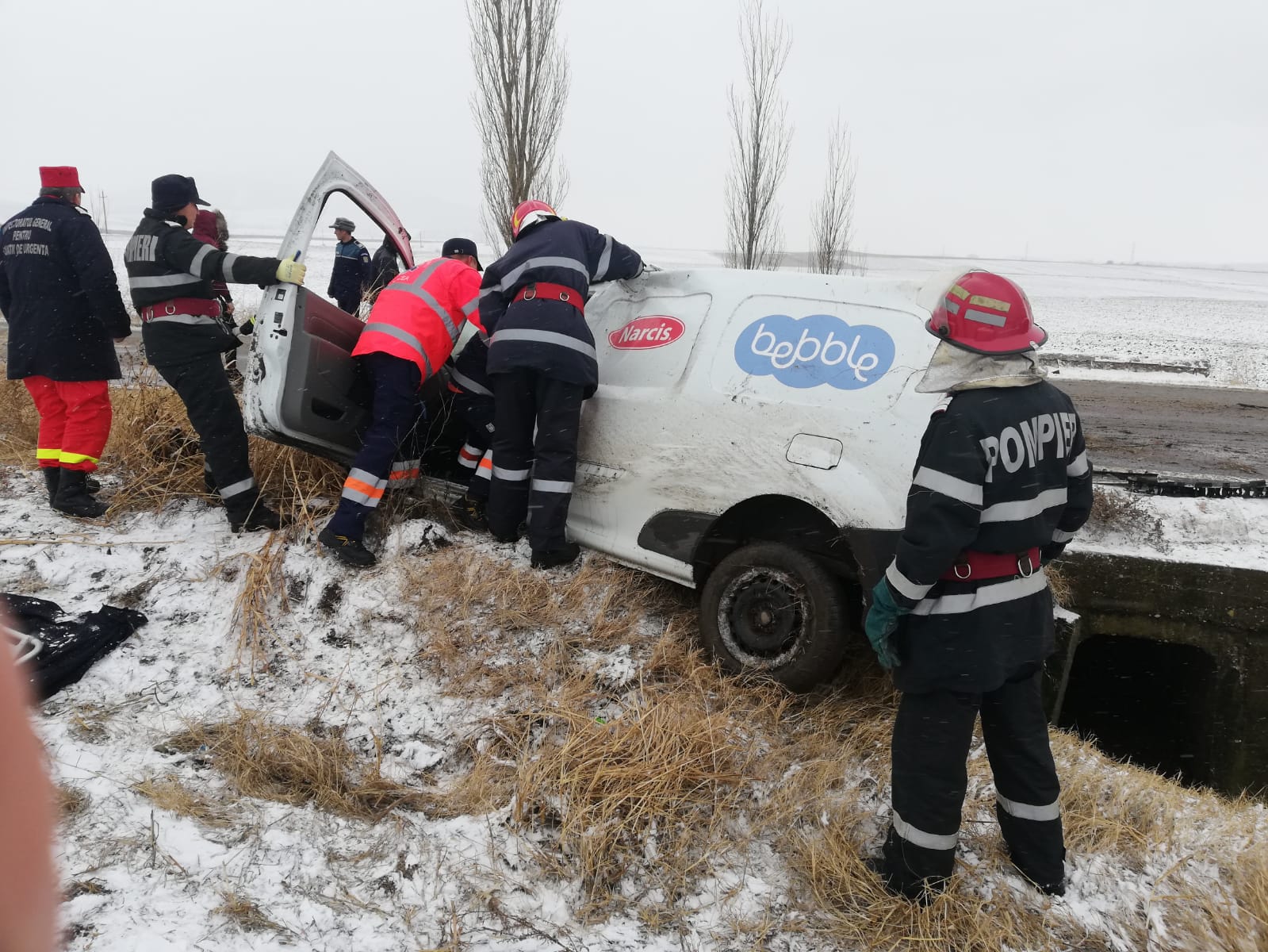 TULCEA: Accident rutier între Cerna și Măcin