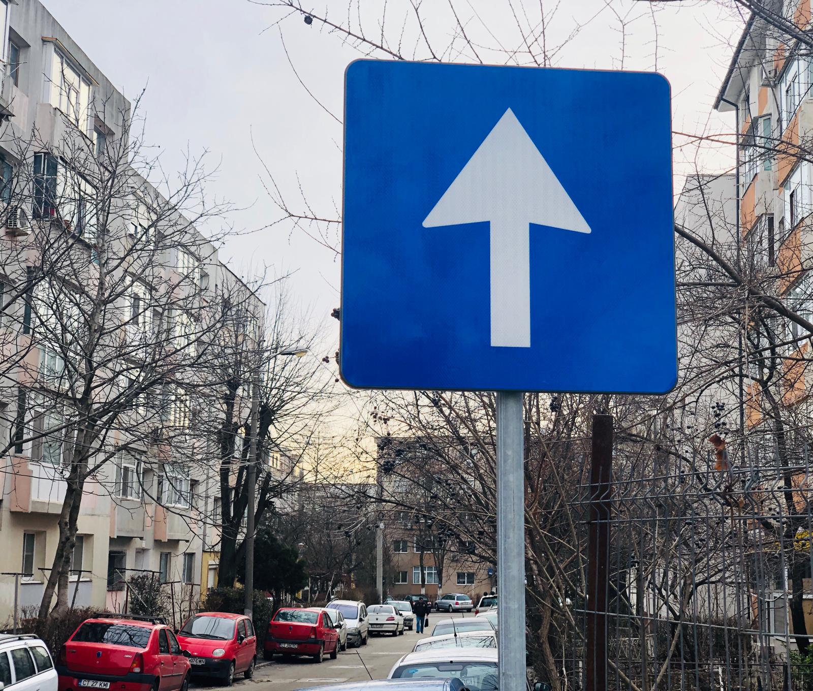 Un nou sens unic în municipiul Constanța
