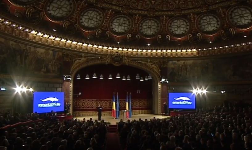 Ceremonia oficială de lansare a Președinției României la Consiliul Uniunii Europene