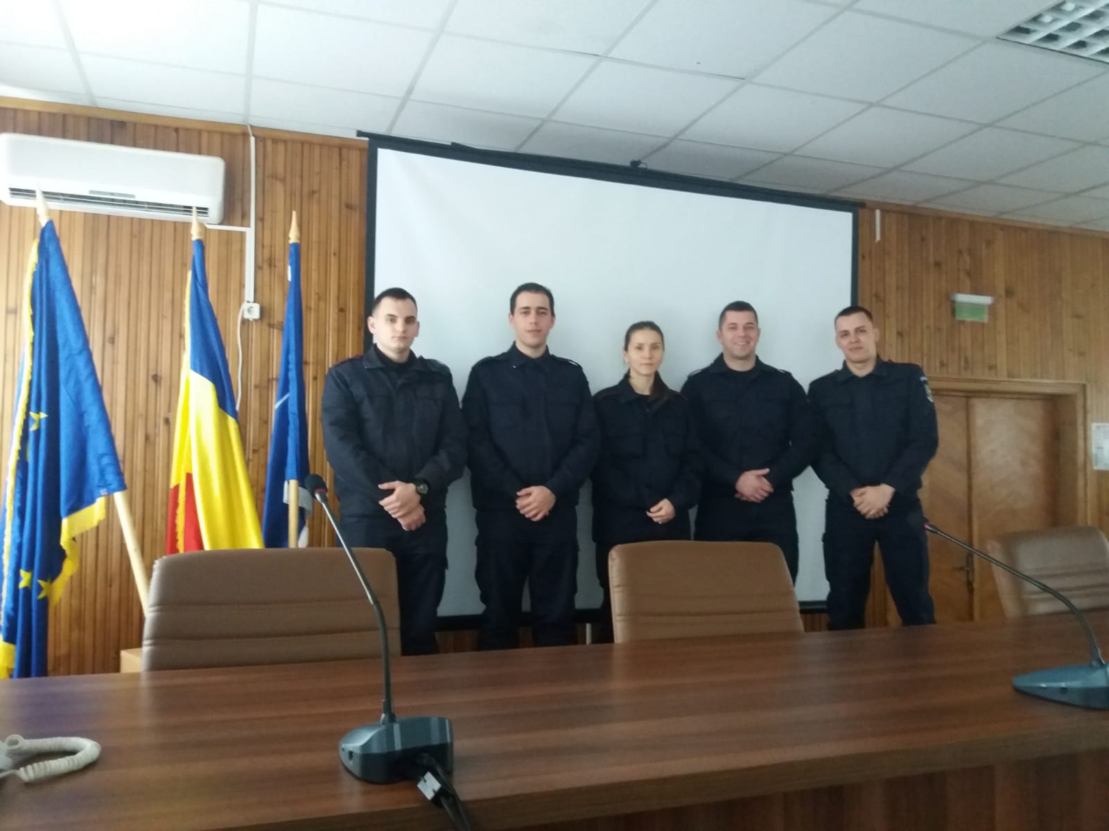 Elevi ai școlilor militare de jandarmi, în practică la Inspectoratul Județean de Jandarmi Constanța