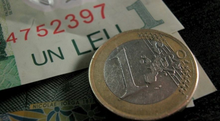 Cădere liberă a leului, după ce Euro a atins cel mai ridicat nivel din istorie