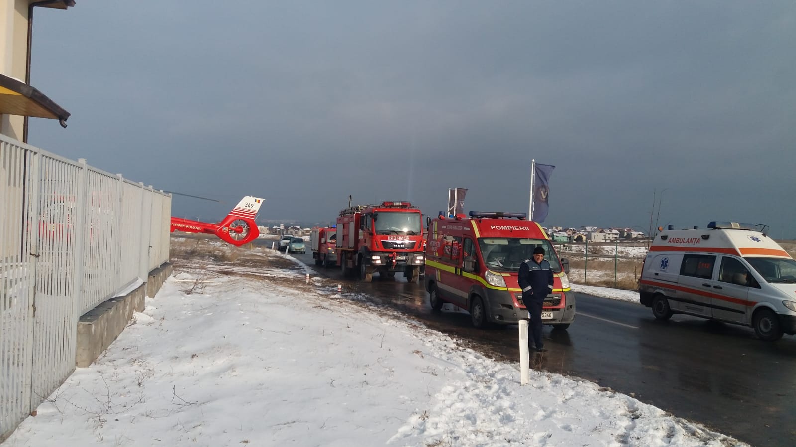OVIDIU: Un bărbat a murit, iar altul este în stare gravă după ce s-au intoxicat cu monoxid de carbon