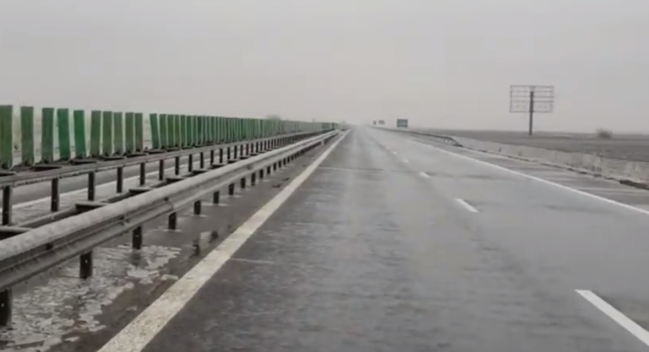 Județul CONSTANȚA: Apariția poleiului pe timpul nopții poate favoriza producerea de accidente rutiere