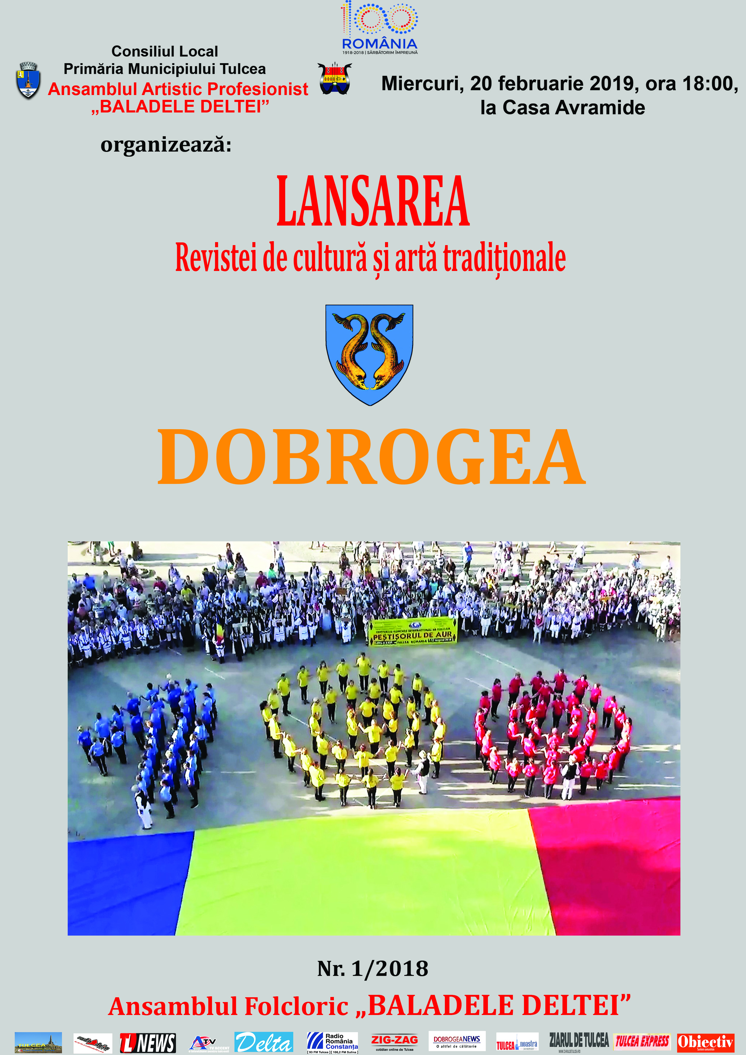 Tulcea: „Baladele Deltei” lansează Revista „Dobrogea”