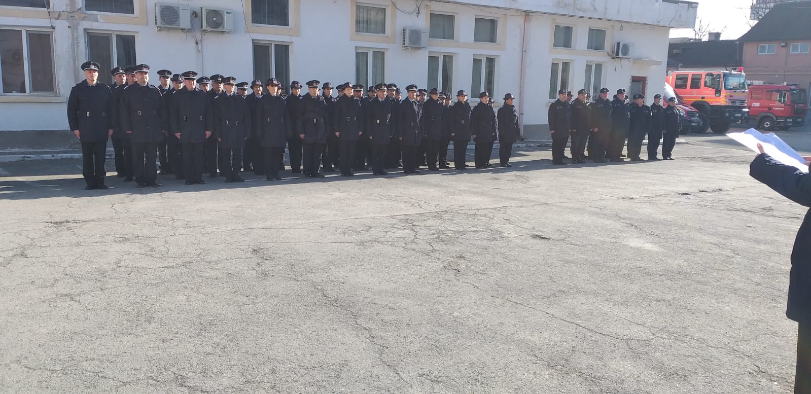 Avansări în grad înainte de termen, la ISU Dobrogea FOTO