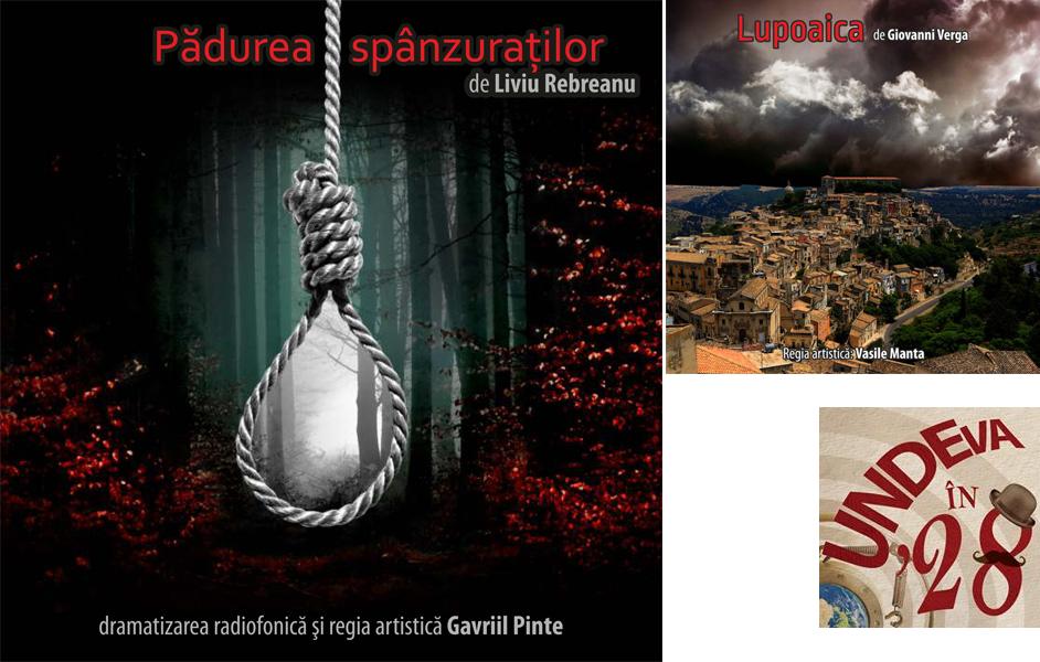 Trei producţii de teatru radiofonic Radio România, nominalizate la Gala Premiilor UNITER 2019