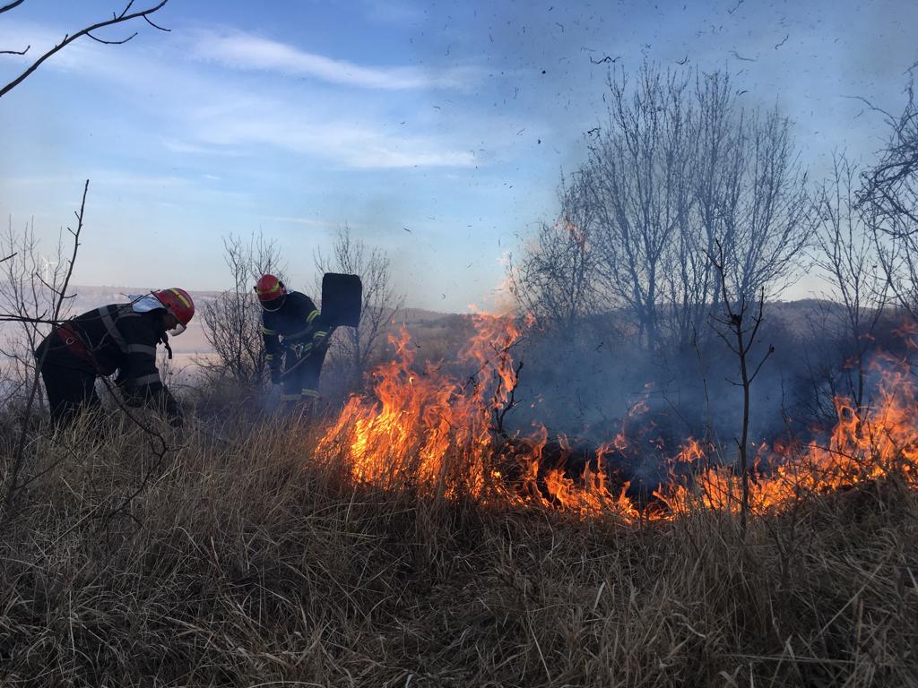 TULCEA: Peste 50 de incendii au afectat mai mult de 2.500 de hectare