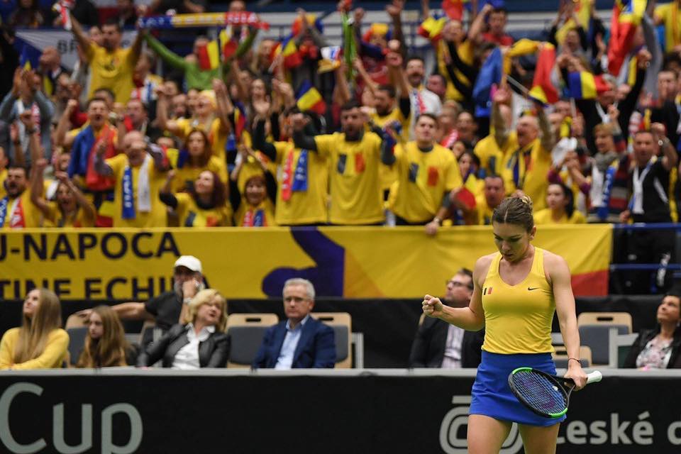Simona Halep este mândră de echipa României de Fed Cup