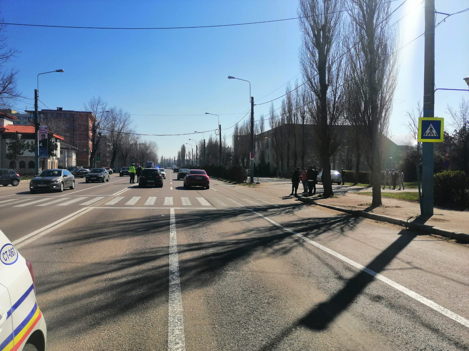 MAMAIA: Un bărbat a fost accidentat pe marcajul pietonal