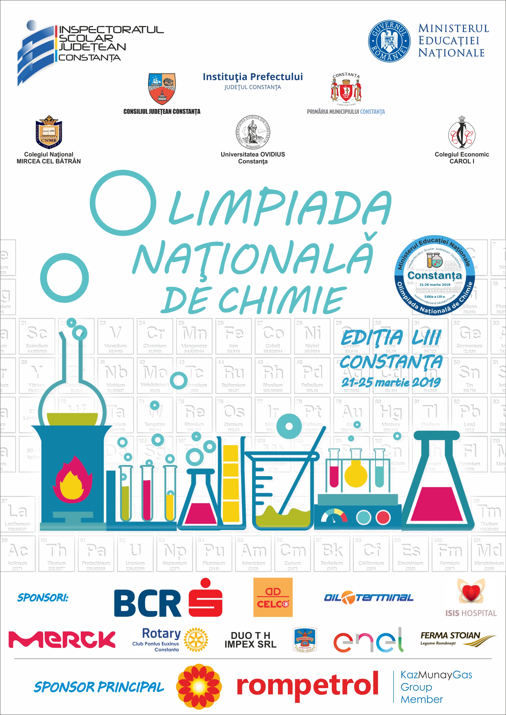 CONSTANȚA: Olimpiada Națională de Chimie va fi găzduită de orașul nostru