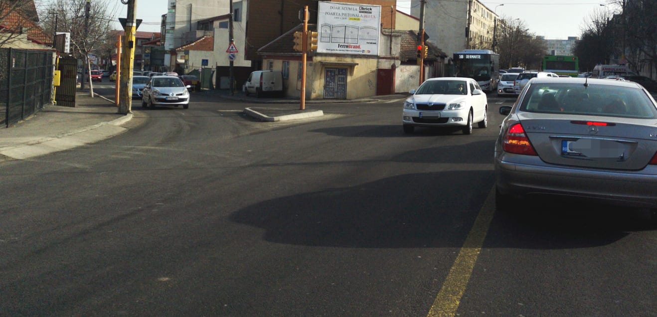 CONSTANȚA: Schimbări în trafic, într-o intersecție din oraș