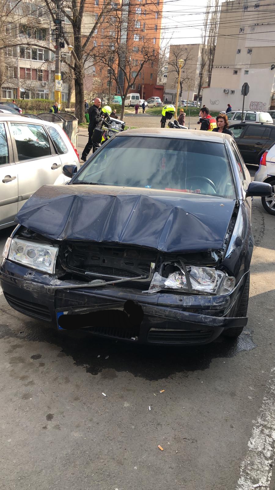 CONSTANȚA: Accident în lanț pe strada Adamclisi