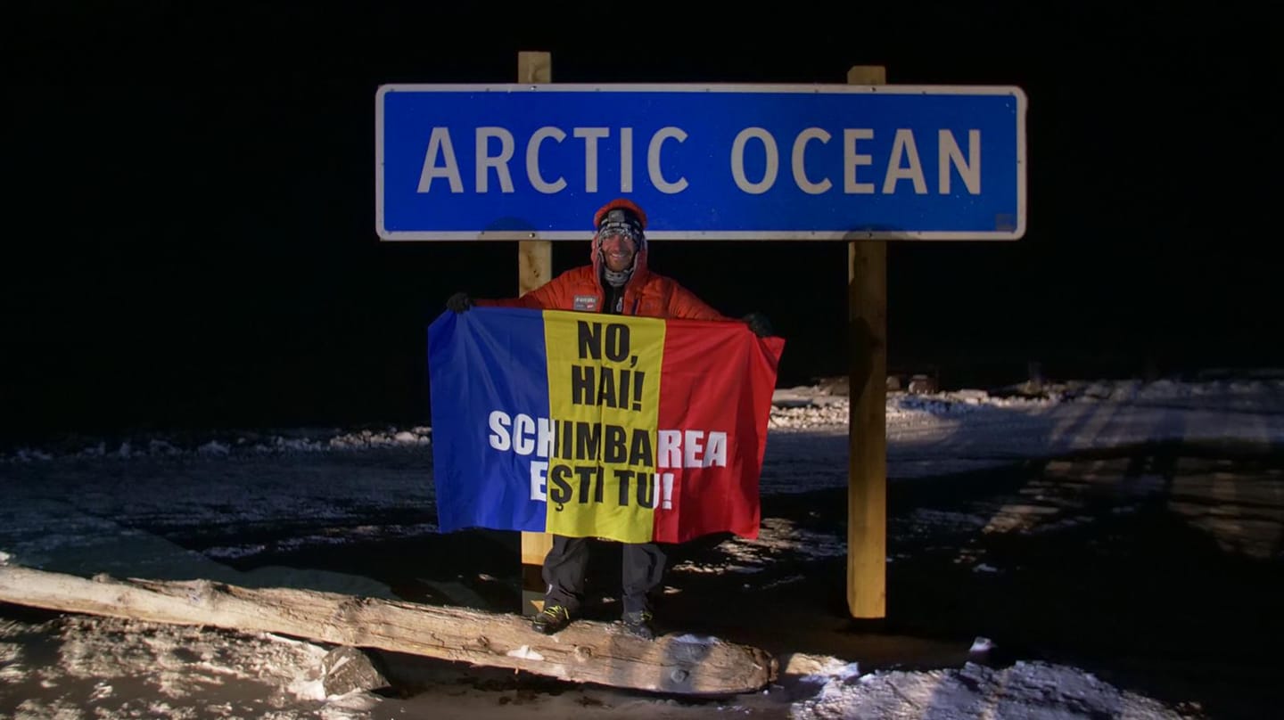 Avram Iancu a încheiat Ultramaratonul Arctic pe locul al treilea