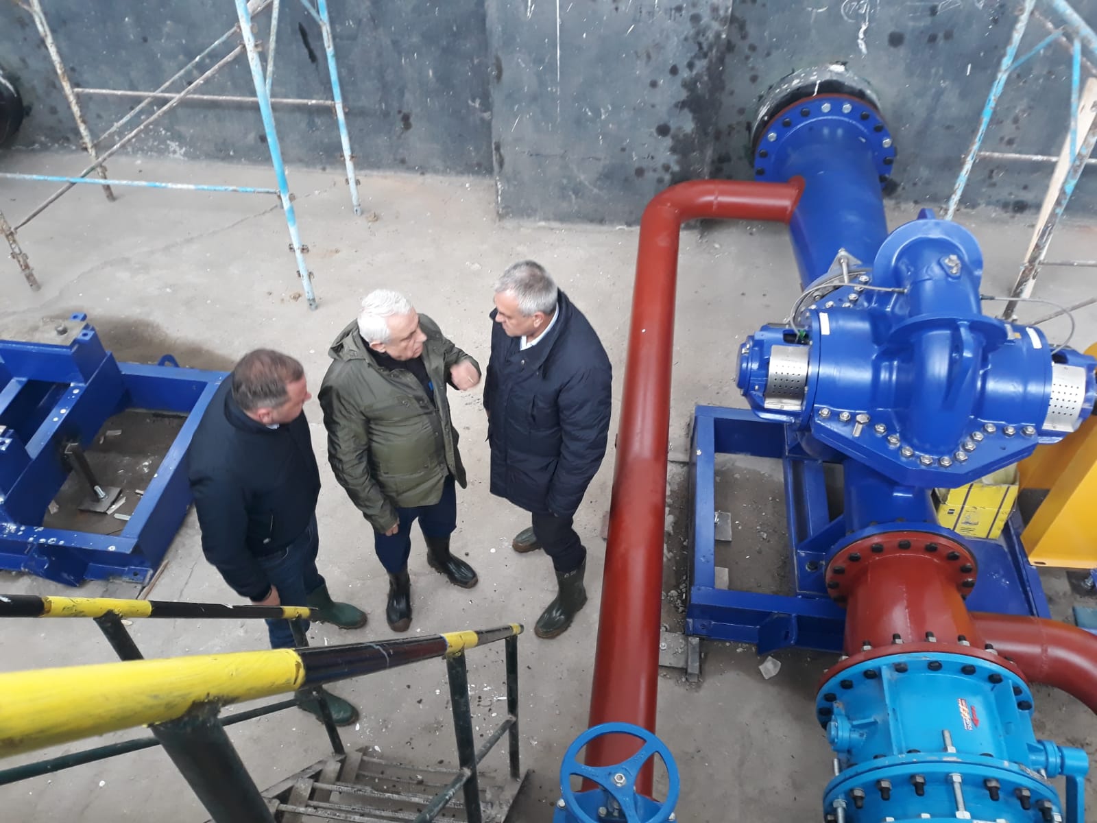 CONSTANȚA: Staţia de pompare Galeşu va fi dată în folosință luna viitoare. Ministrul Daea a verificat astăzi stadiul lucrărilor