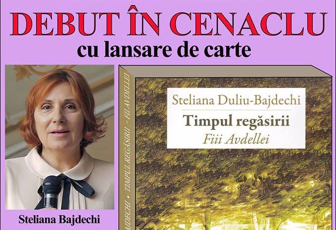 Colega noastră, jurnalista Steliana Bajdechi, debutează în Cenaclul literar „Mihail Sadoveanu“