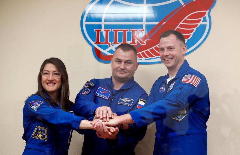 Trei astronauţi au ajuns pe ISS la bordul unei rachete Soyuz