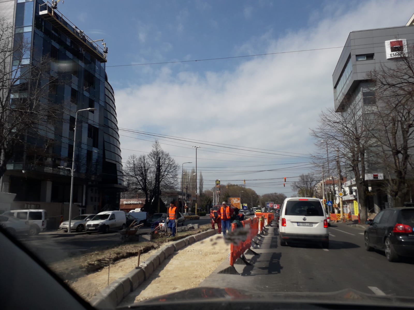CONSTANȚA: Lucrările de la intersecția bulevardului Mamaia cu strada Soveja, aproape de final