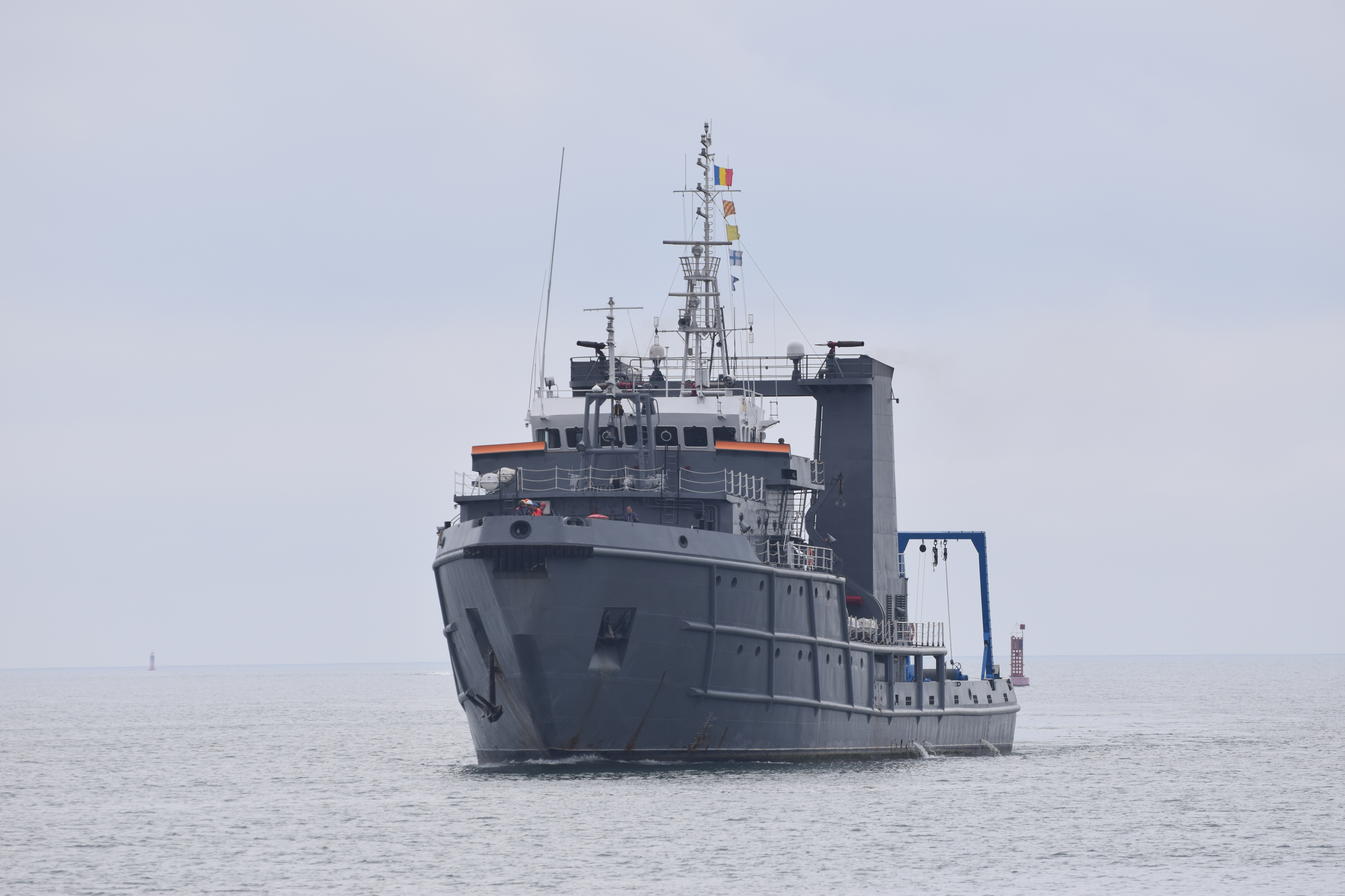 Misiune încheiată cu succes pentru nava maritimă hidrografică „Alexandru Cătuneanu“ FOTO