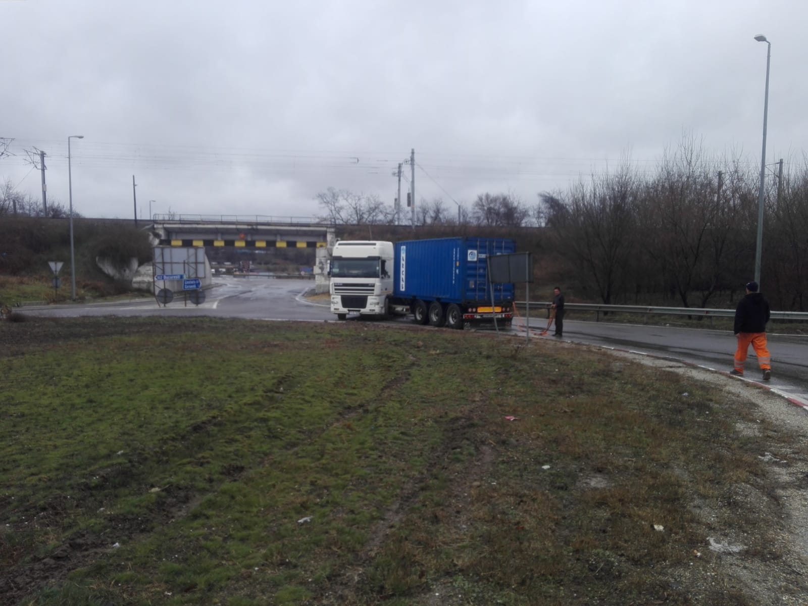 Trafic îngreunat la intrarea pe Autostrada Soarelui, în zona Cernavodă