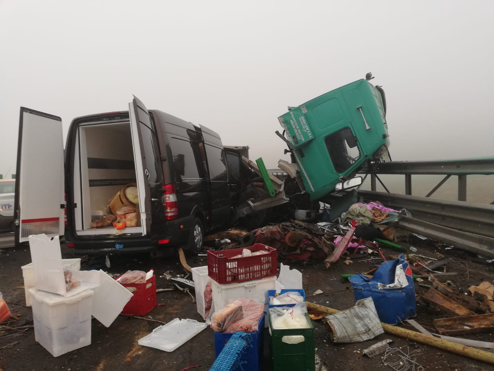 Accident pe Autostrada Soarelui. Circulația este deviată