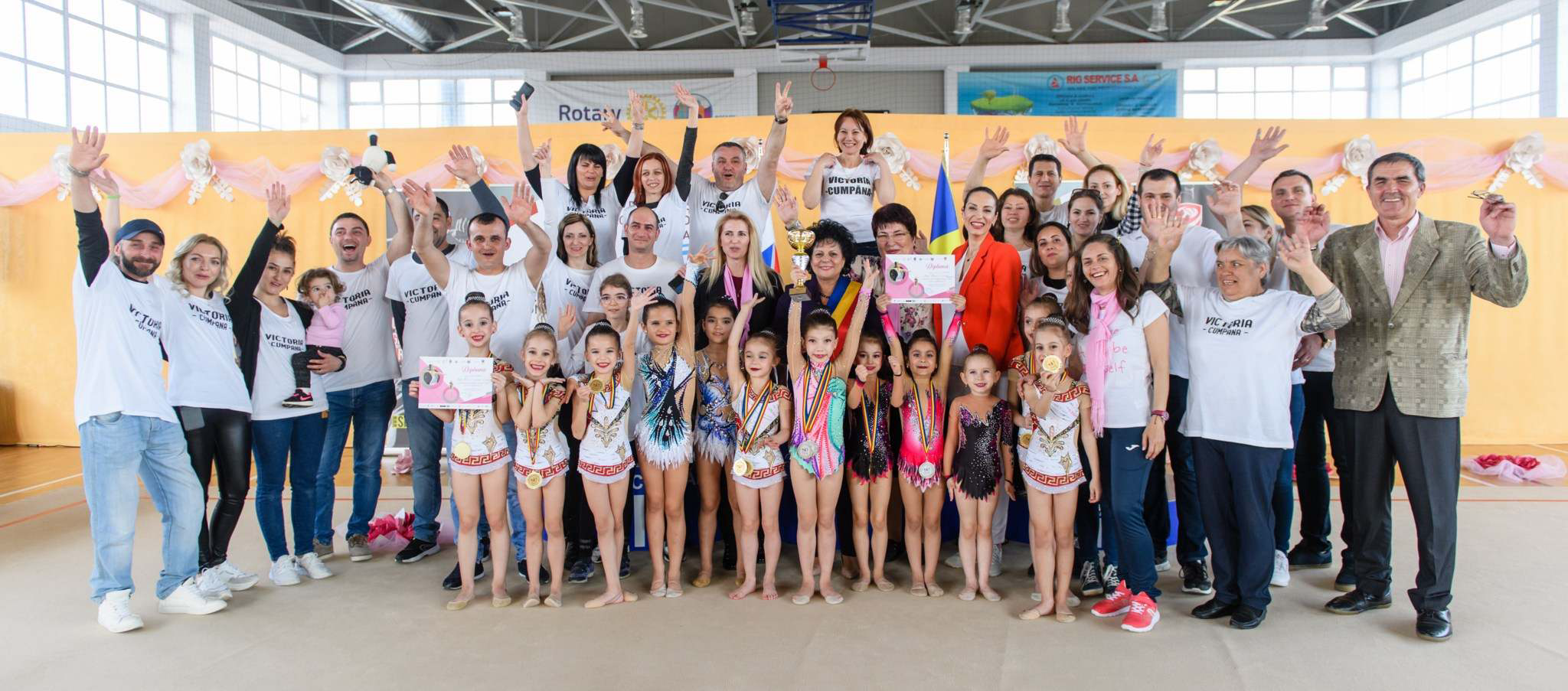 CUMPĂNA: Șapte medalii pentru gimnastele de la Victoria Cumpăna, la Campionatul Național de Gimnastică Ritmică Copii – FOTO