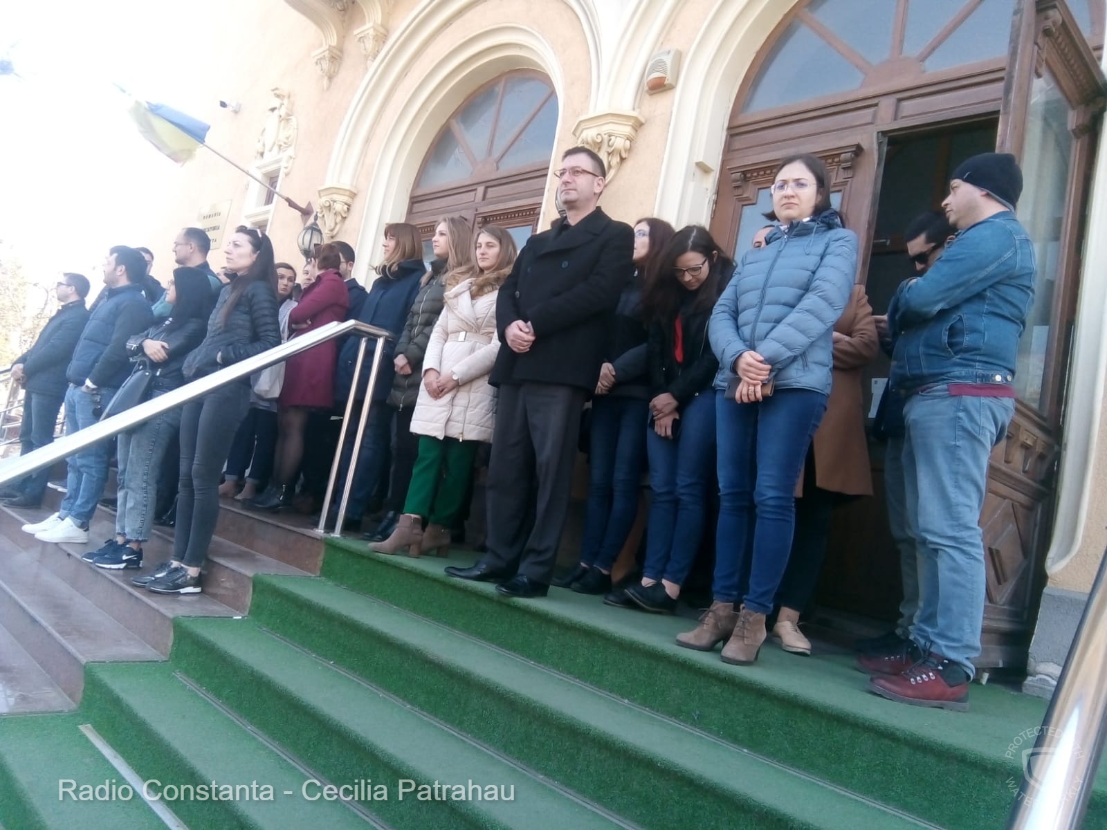 Magistrații constănțeni au protestat astăzi