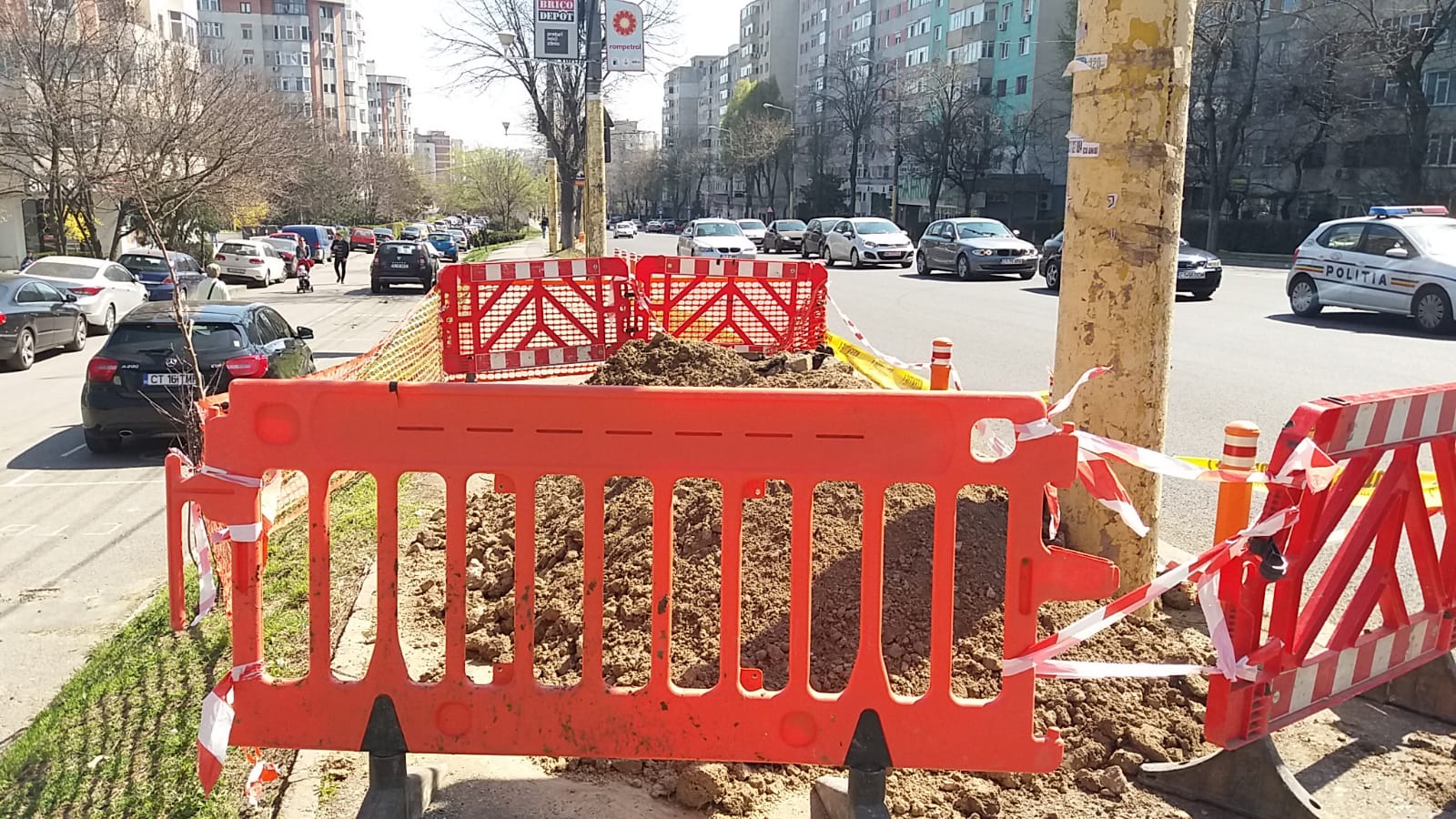 CONSTANŢA: Avarie RAJA pe strada Ștefăniță Vodă