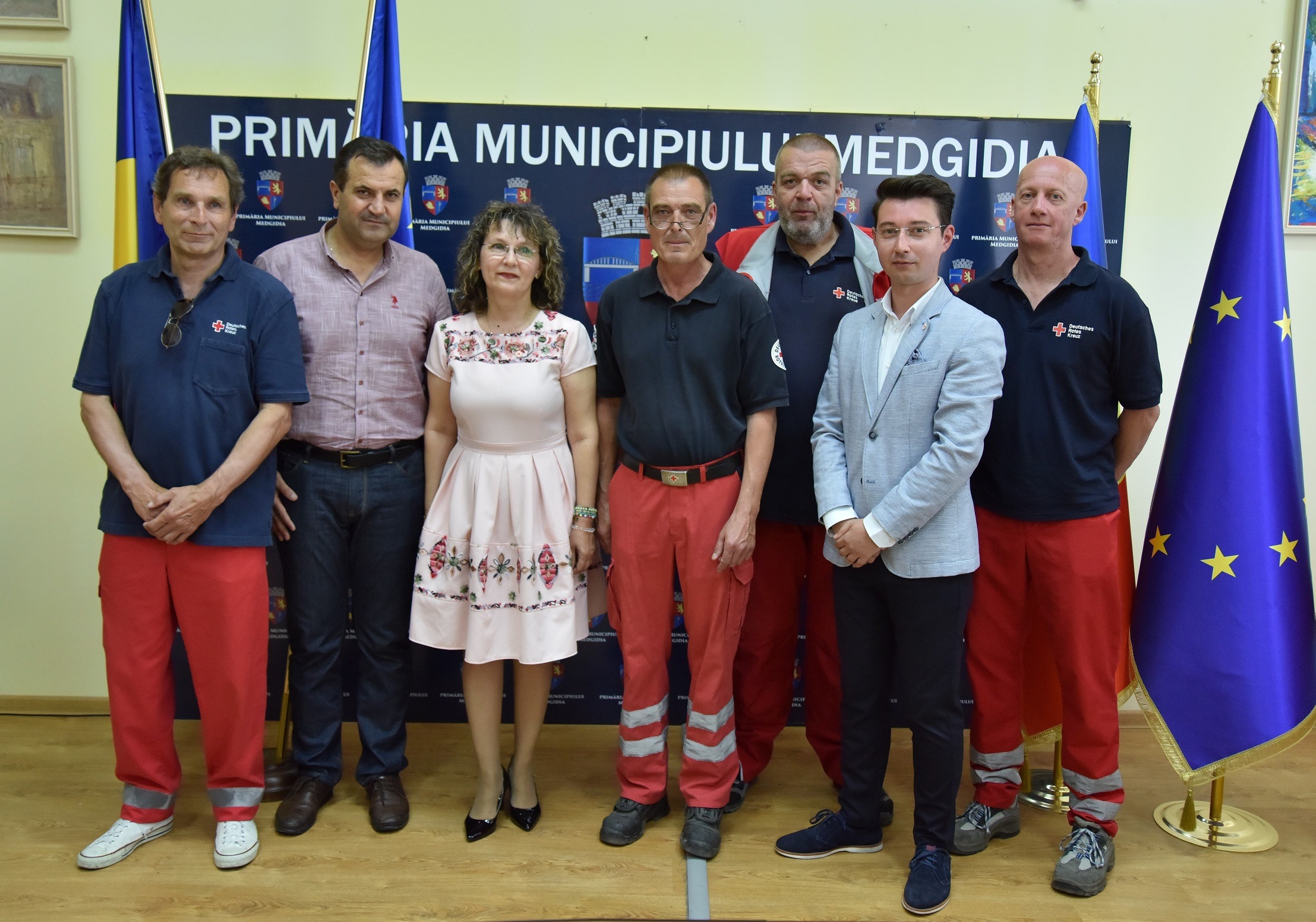 Subfiliala Crucea Roşie Medgidia a primit vizita colegilor de la Crucea Roşie Germană – FOTO
