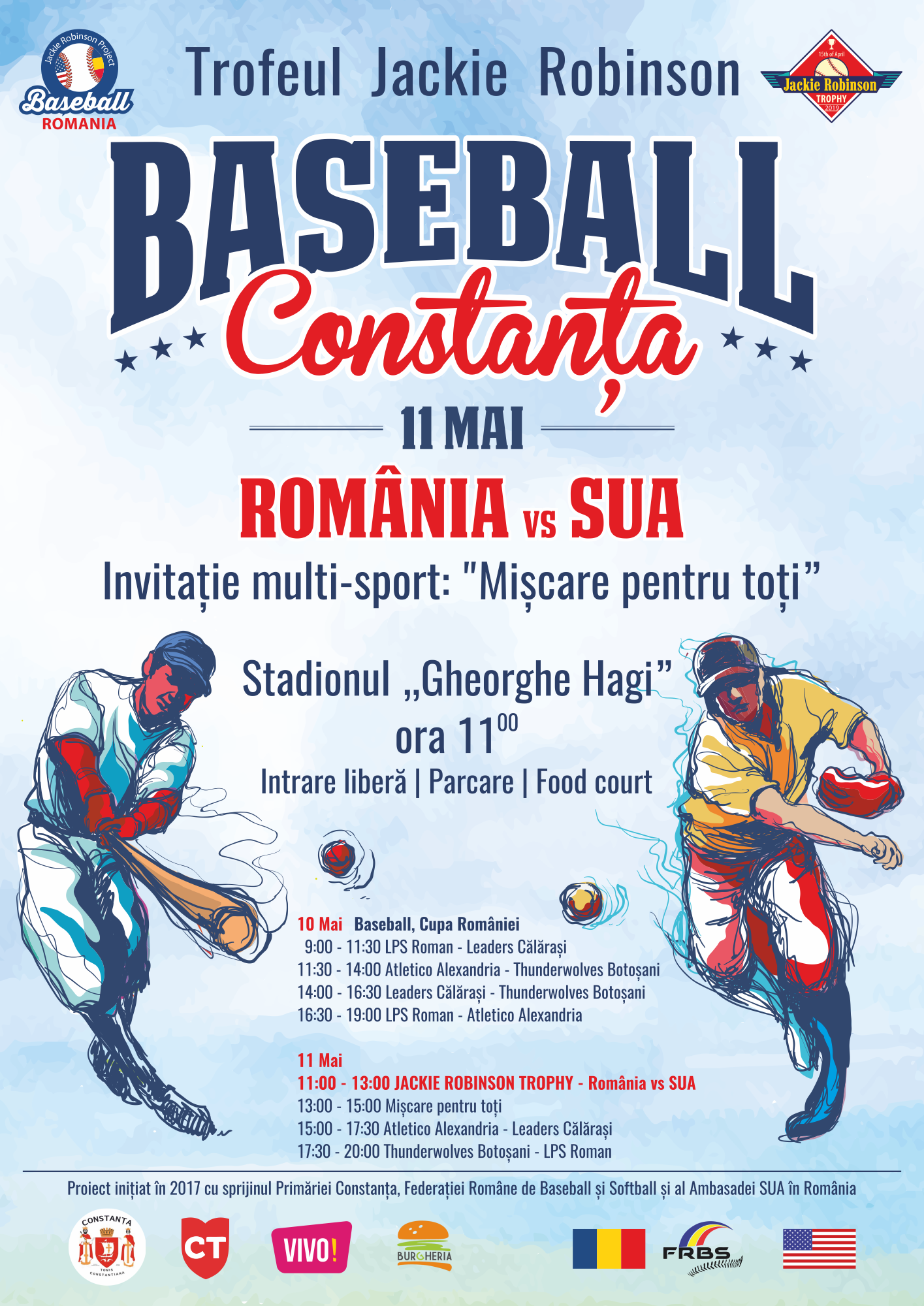 CONSTANȚA: „Jackie Robinson Trophy 2019” a ajuns la cea de-a treia ediție