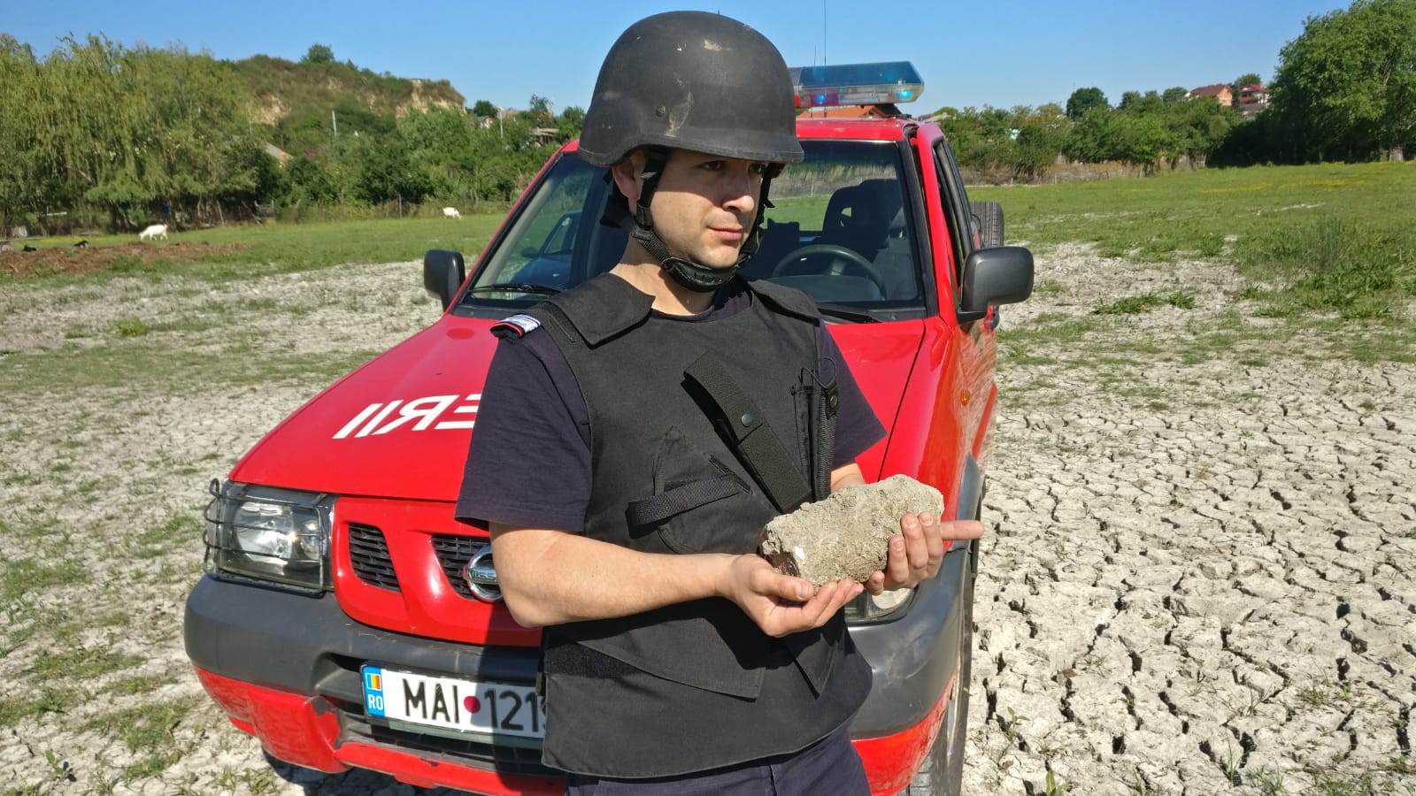 TULCEA: Element de muniție neexplodată, în zona municipiului