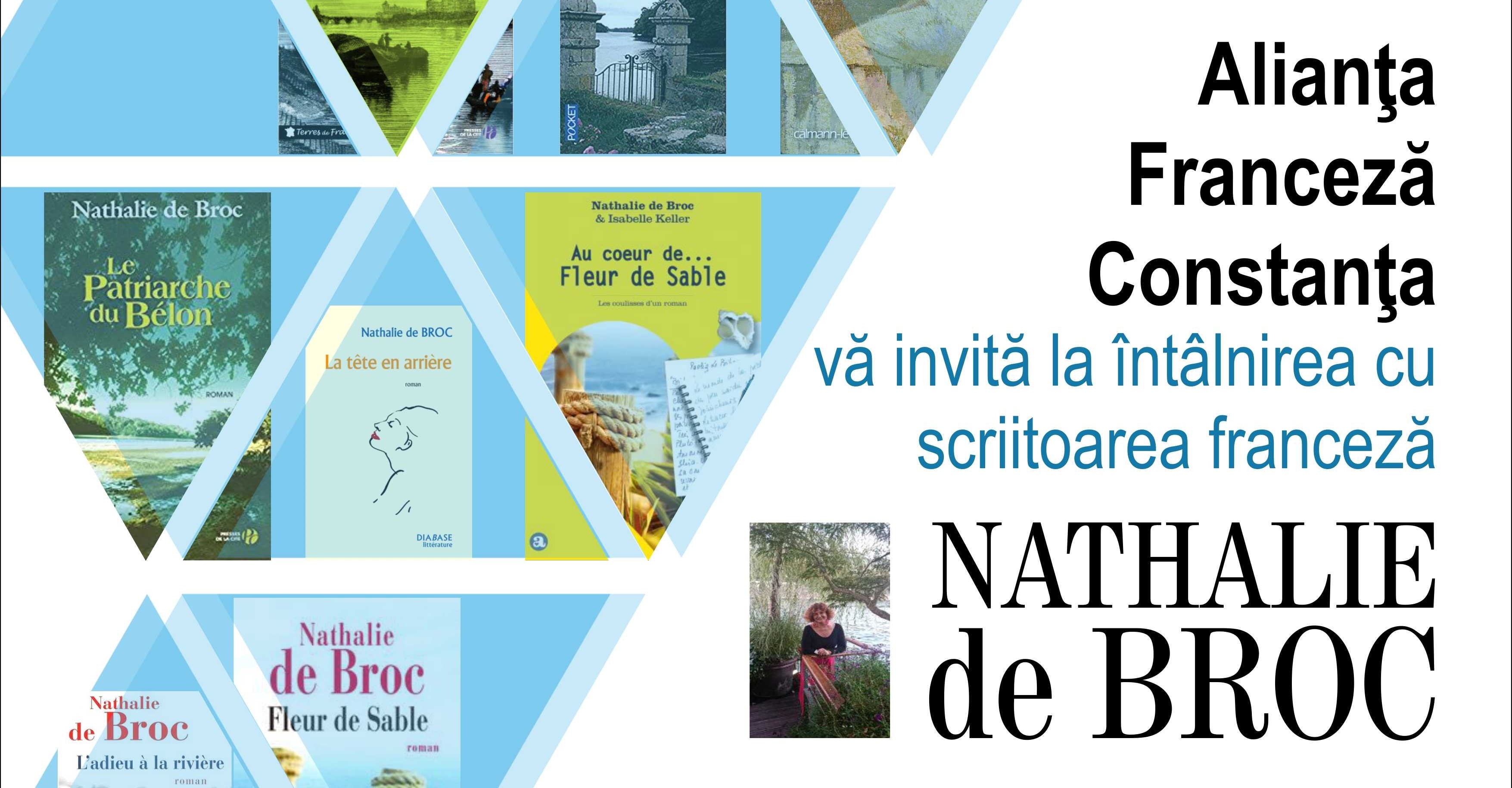 Scriitoarea franceză Nathalie de Broc își prezintă cărțile la Constanța