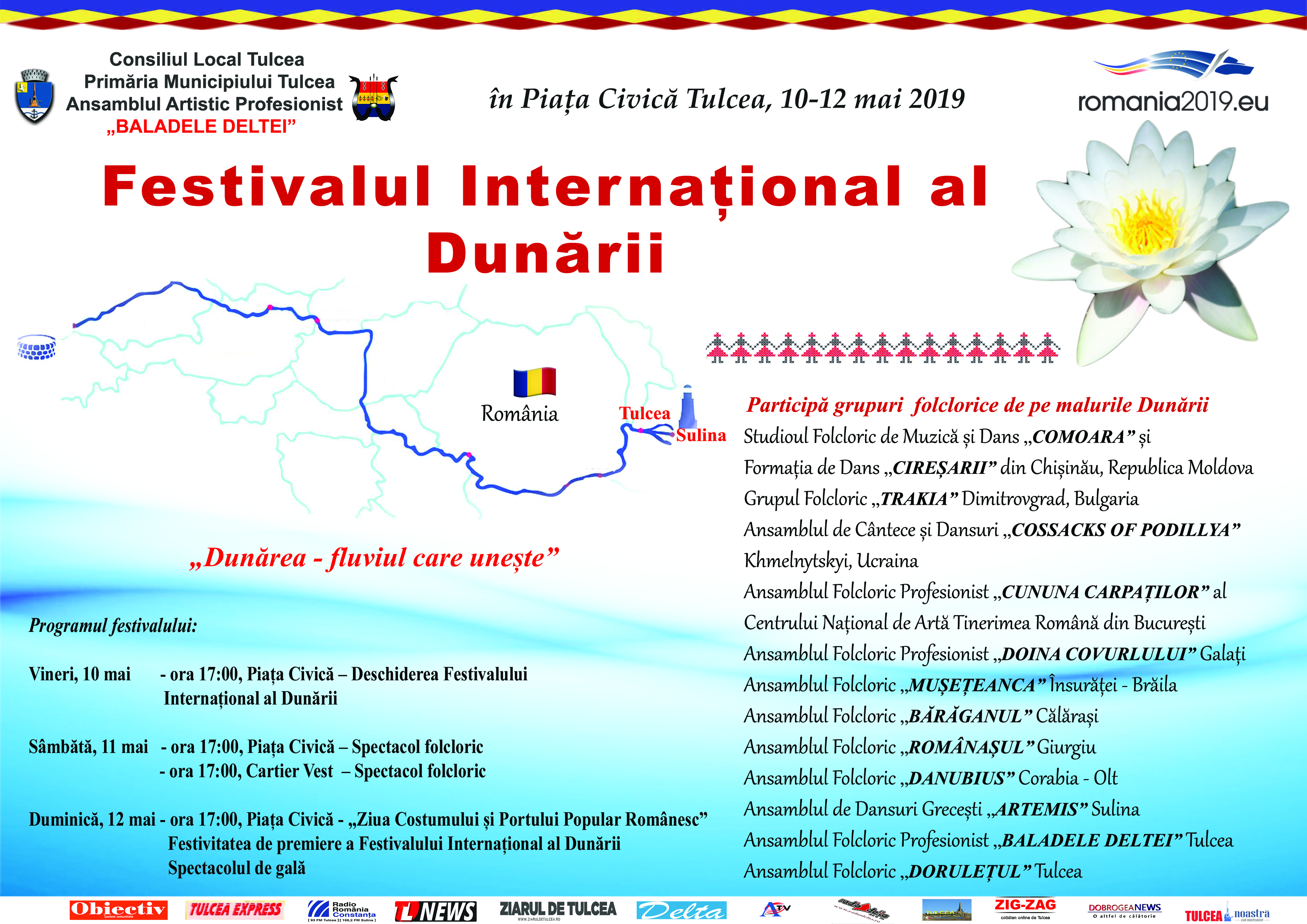 Tulcea: „Dunărea, fluviul care unește”