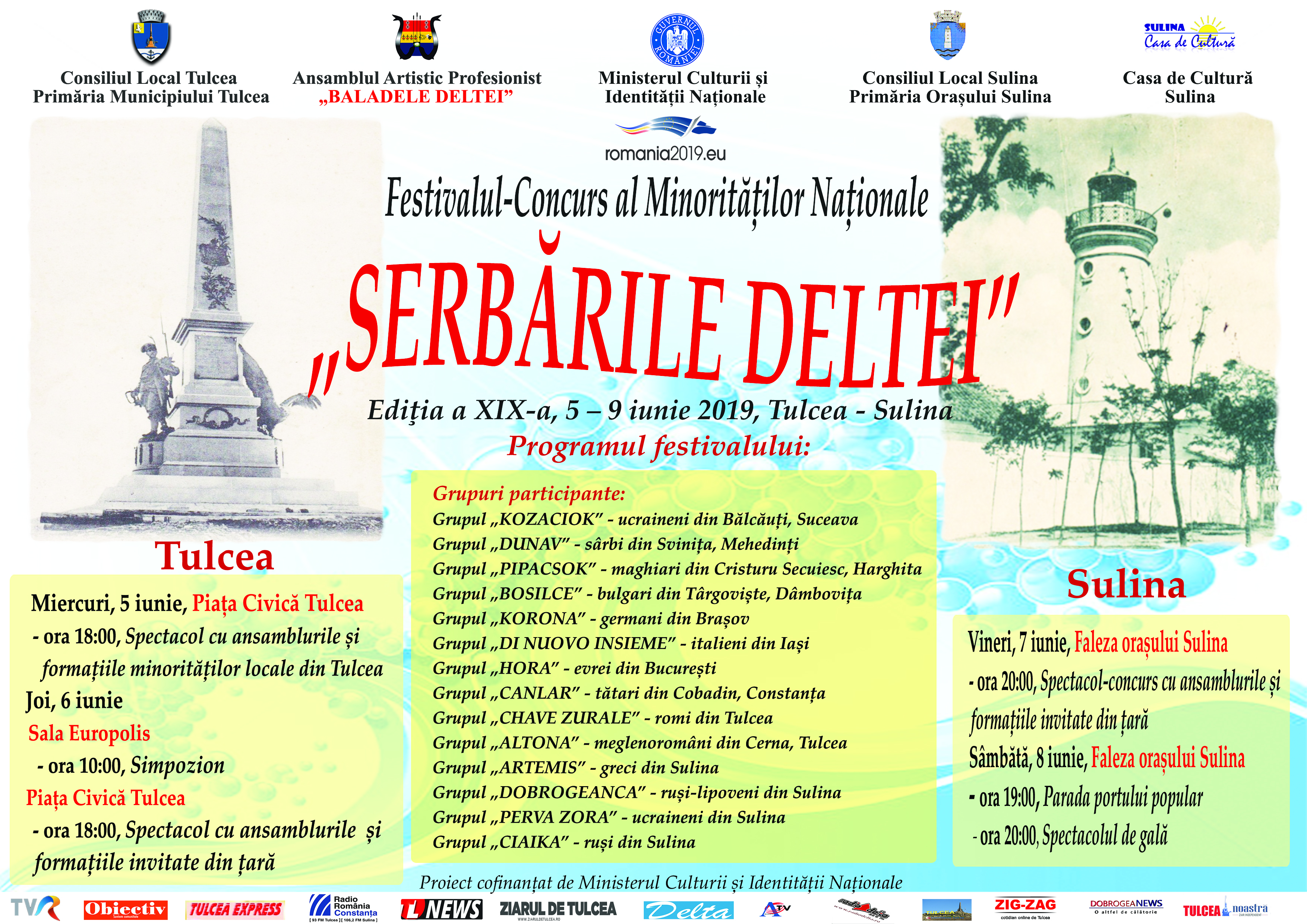 TULCEA: Începe Festivalul-Concurs al Minorităților Naționale „Serbările Deltei” 2019