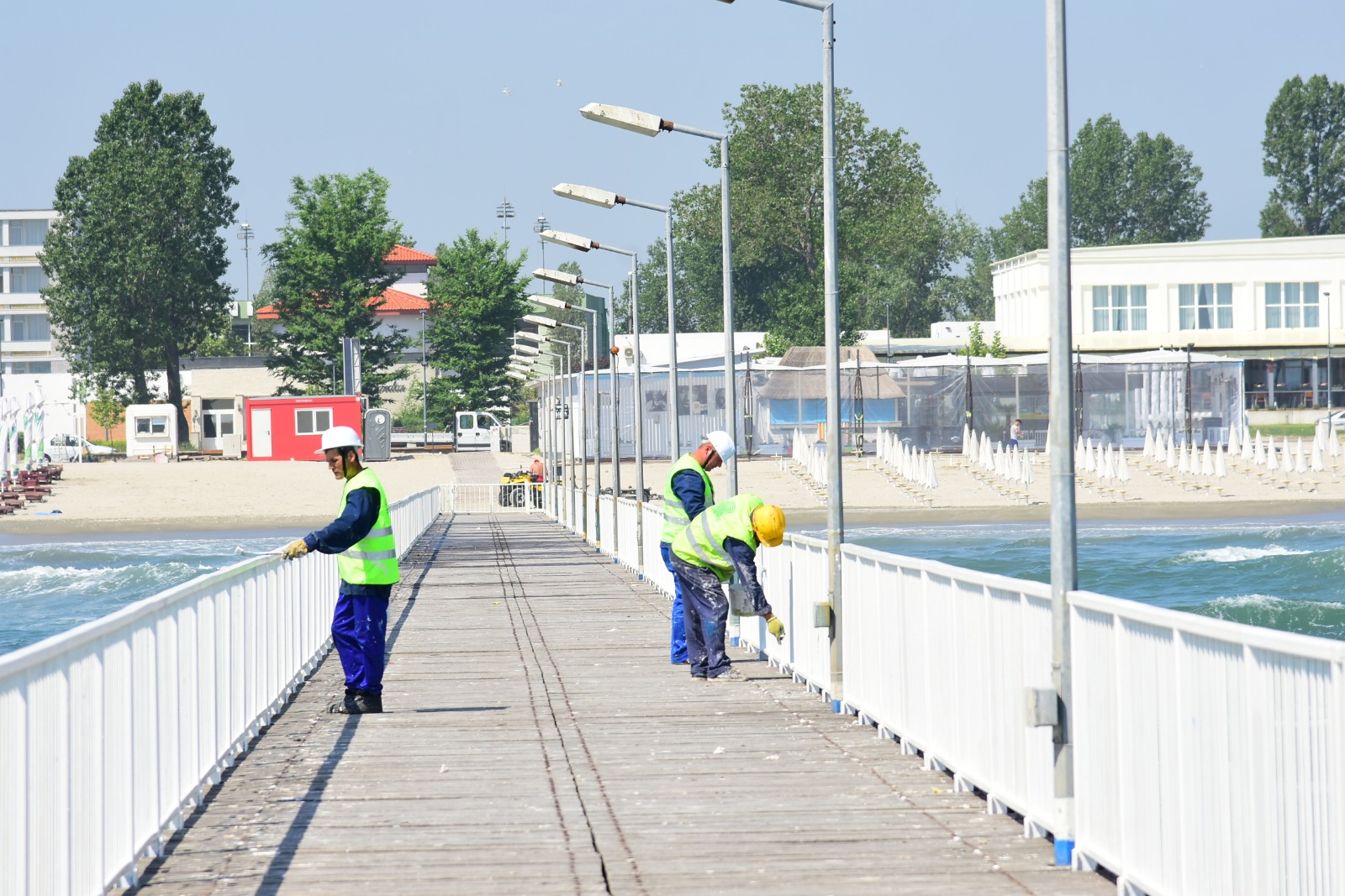 CONSTANȚA: Lucrări de reparații și întreținere la Pasarela din Mamaia