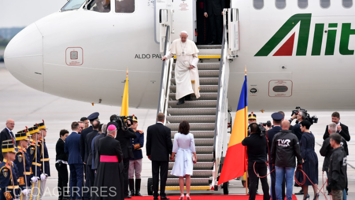 Papa Francisc în România | Suveranul pontif: „România a făcut mulţi paşi înainte în proiectul democratic“