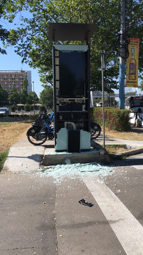 CONSTANȚA: O nouă stație de biciclete a fost vandalizată
