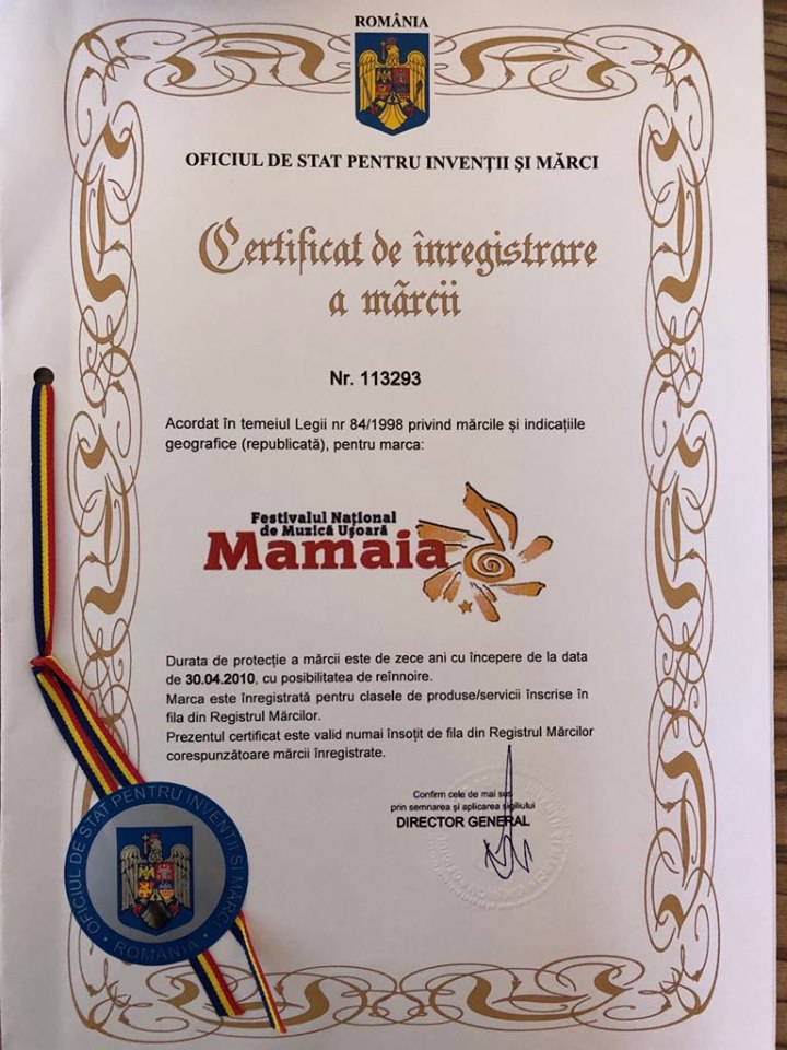 Acord pentru organizarea Festivalului Național de Muzică Ușoară/Pop Mamaia 2019