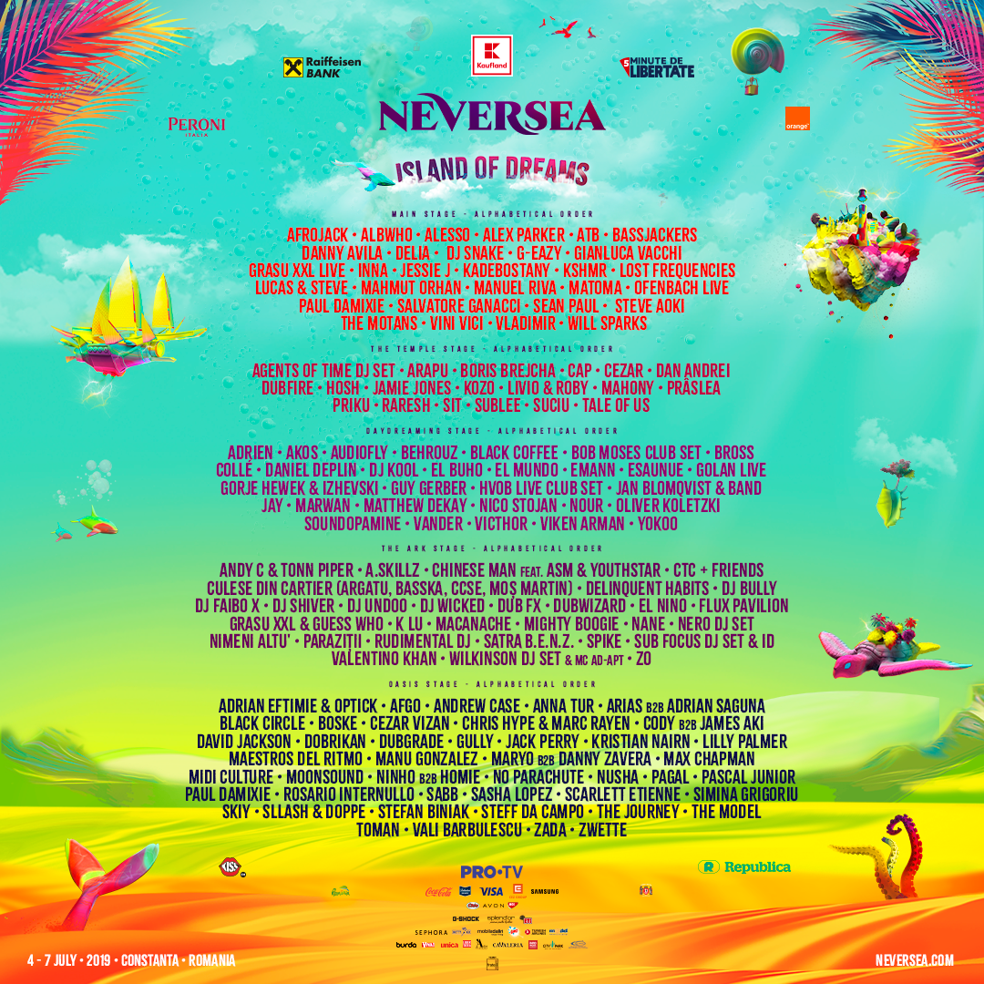 CONSTANȚA: Artiștii care completează line-up-ul NEVERSEA!