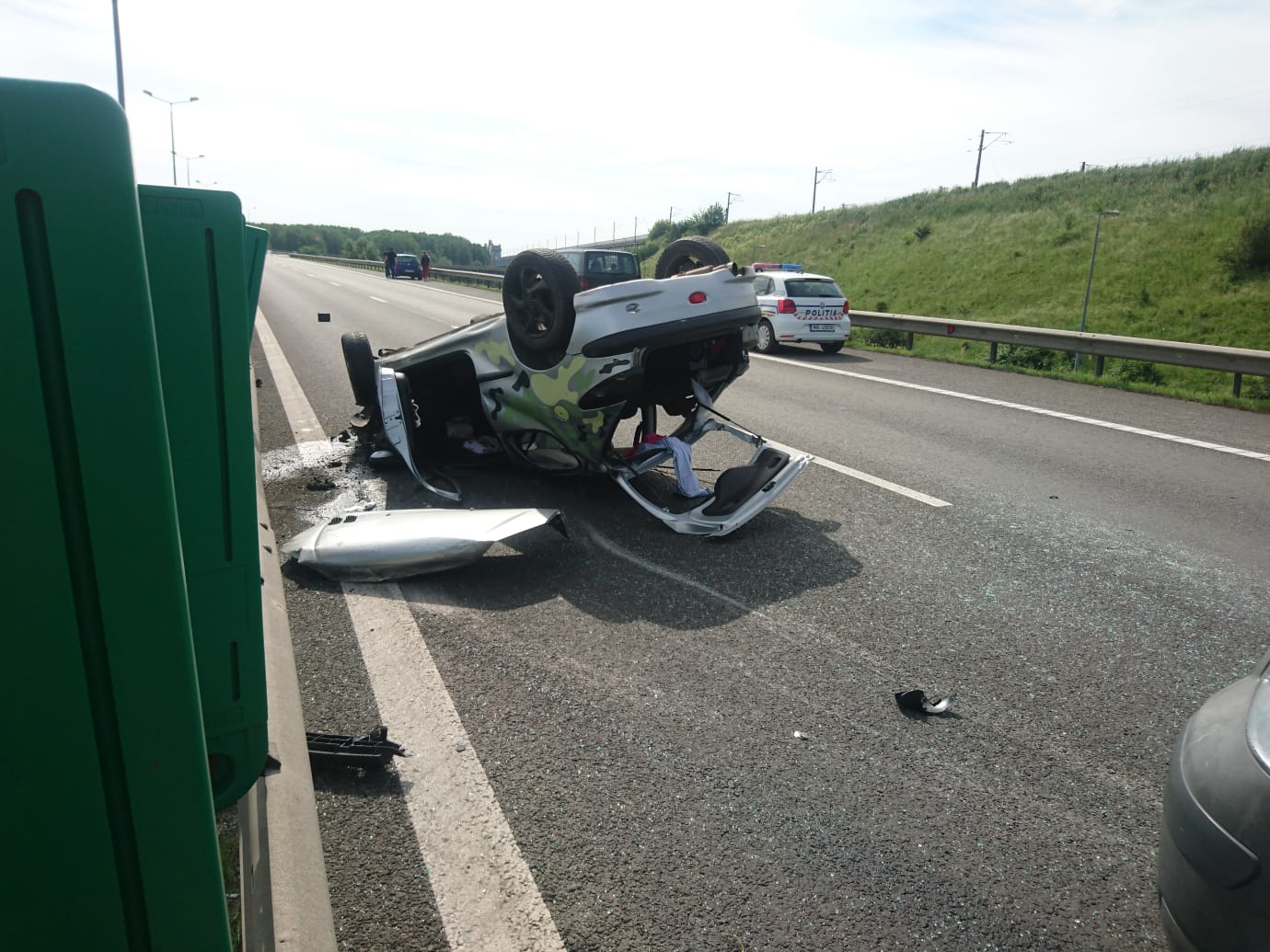 FOTO – Accident mortal pe A2. Trafic rutier blocat
