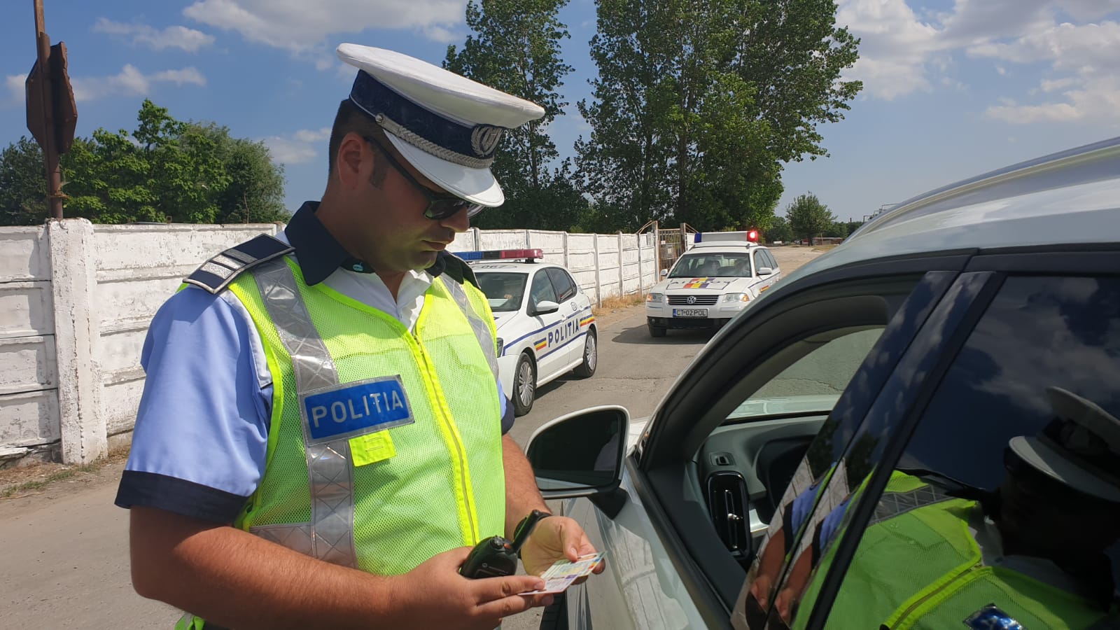 Județul CONSTANȚA: Șofer scos din trafic cu o alcoolemie de 2,74 g/l. Acesta a provocat și un accident