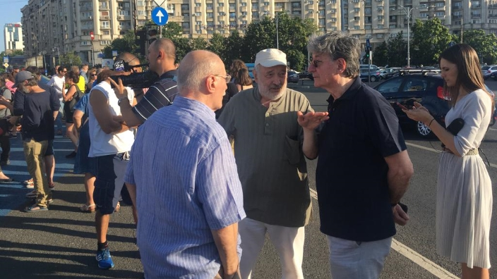 Protest al actorilor în Capitală