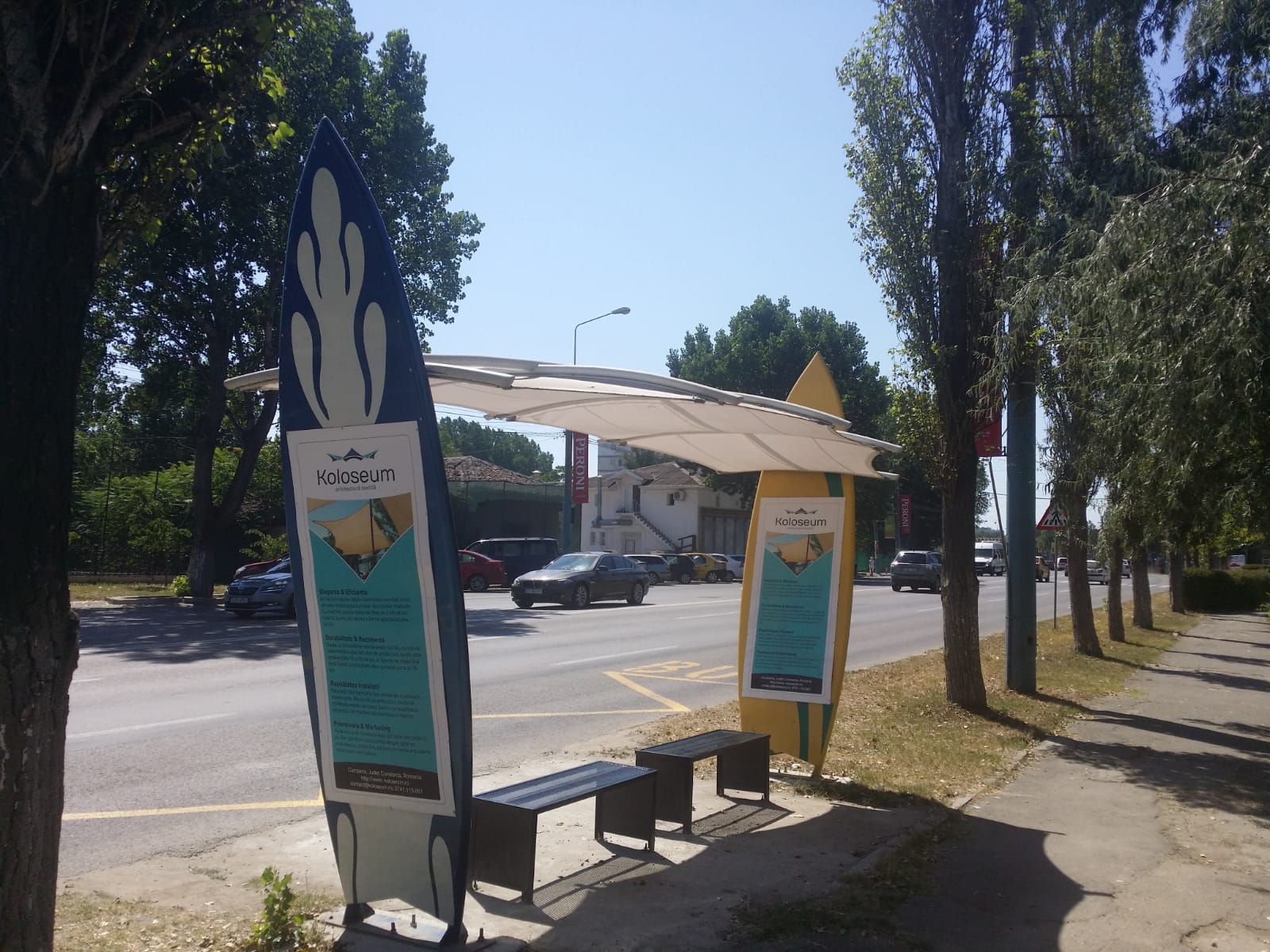 Primăria Constanța testează modele noi de refugii pentru stațiile RATC