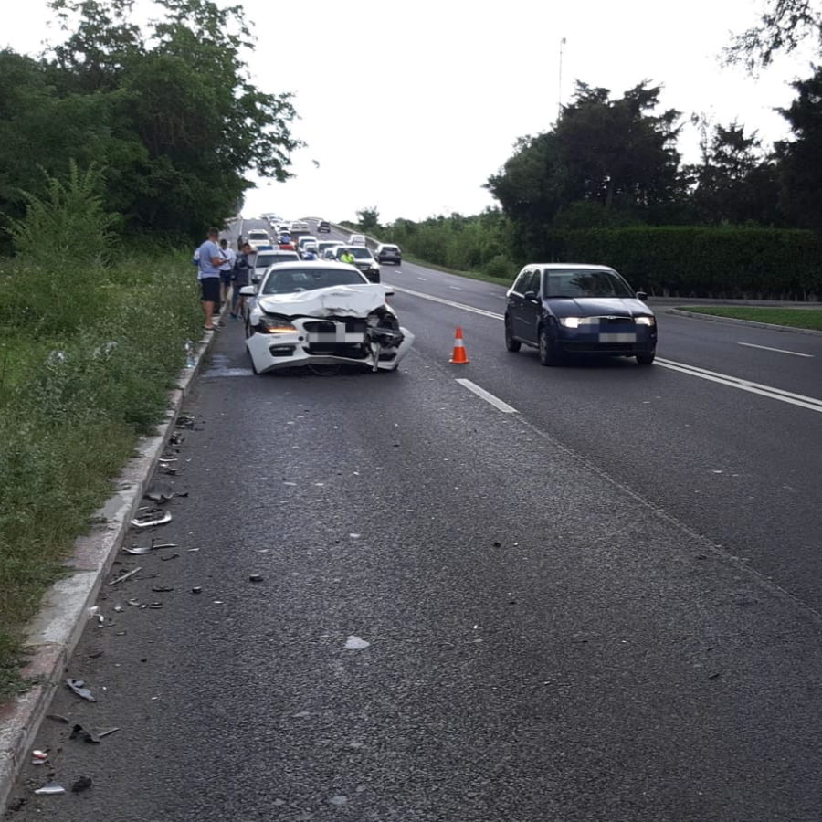 MANGALIA: Un accident de circulație a avut loc la ieșire din oraș – FOTO / VIDEO