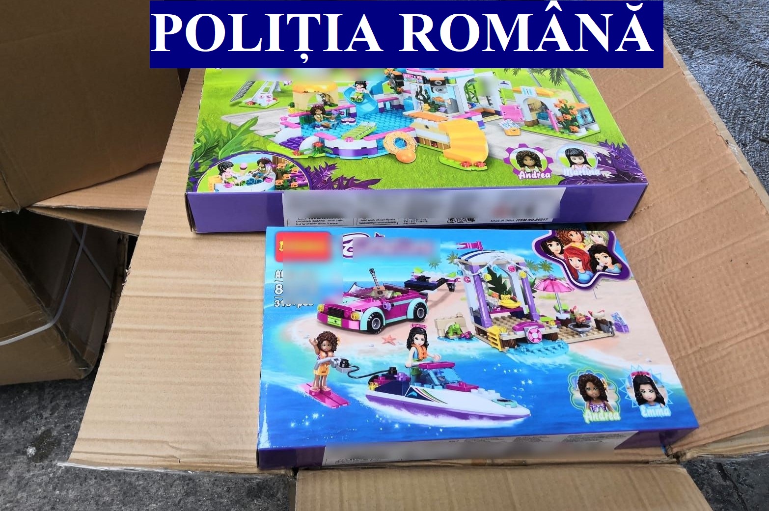 Jucării contrafăcute, ridicate de polițiști – FOTO