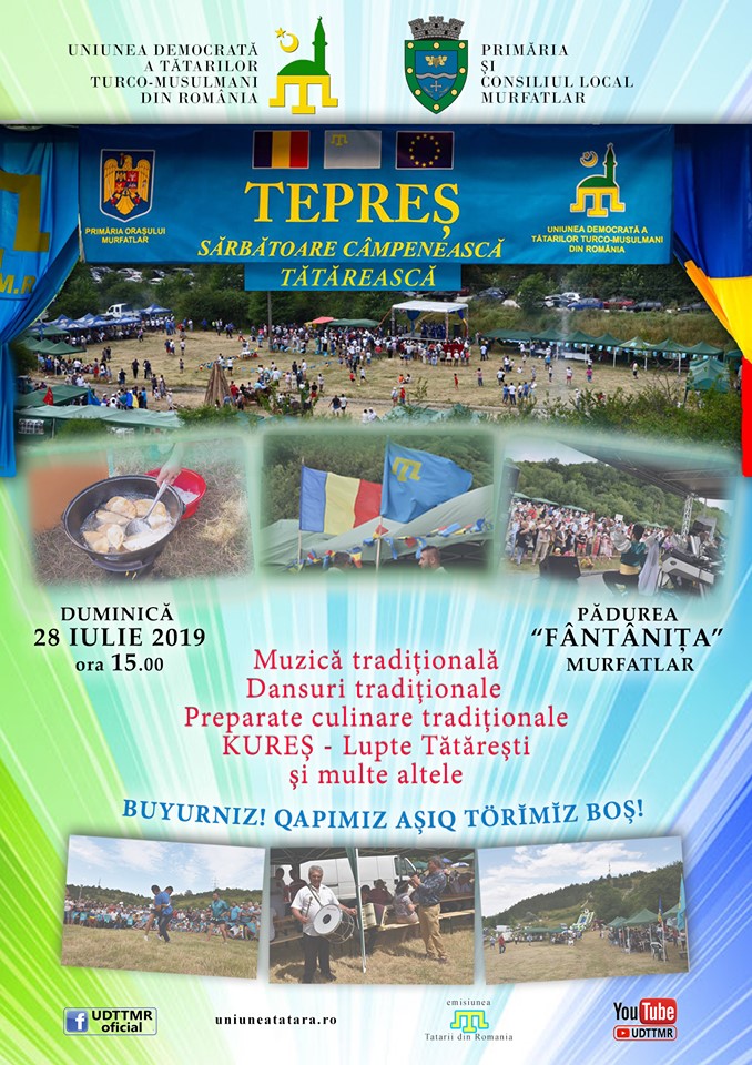 MURFATLAR: Tepreș, sărbătoarea tradițională a tătarilor, celebrată în Pădurea Fântânița