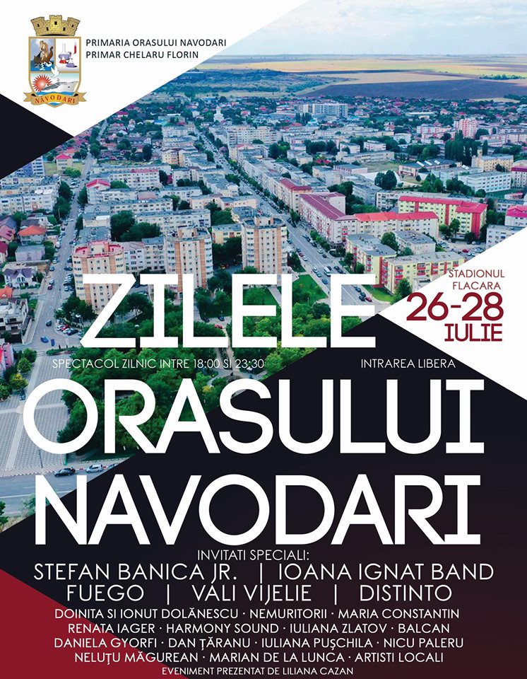NĂVODARI: Zilele Orașului, sărbătorite pe stadionul Flacăra