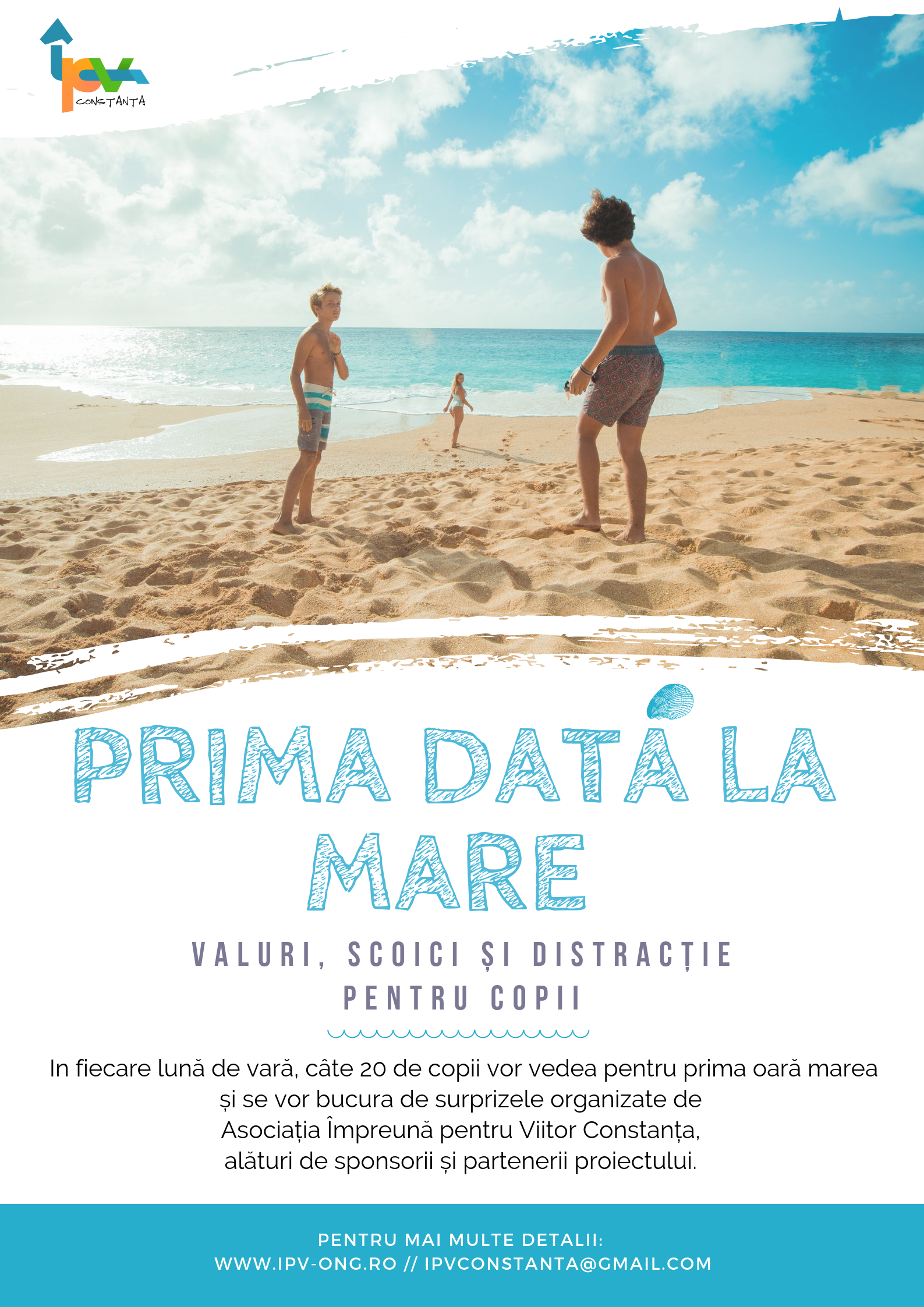 ”Prima dată la mare”, pentru copiii din comuna Ștefan cel Mare, județul Călărași